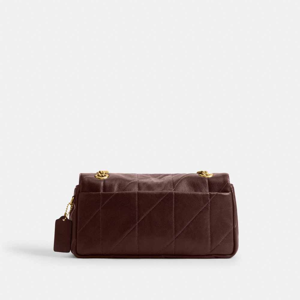 Coach Tabby Shoulder Bag 26 With Quilting Brass Maple