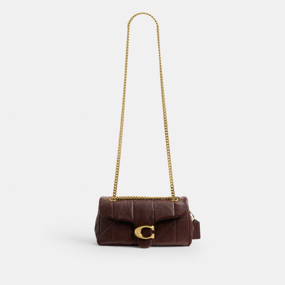 Coach Tabby Shoulder Bag 26 With Quilting Brass Maple