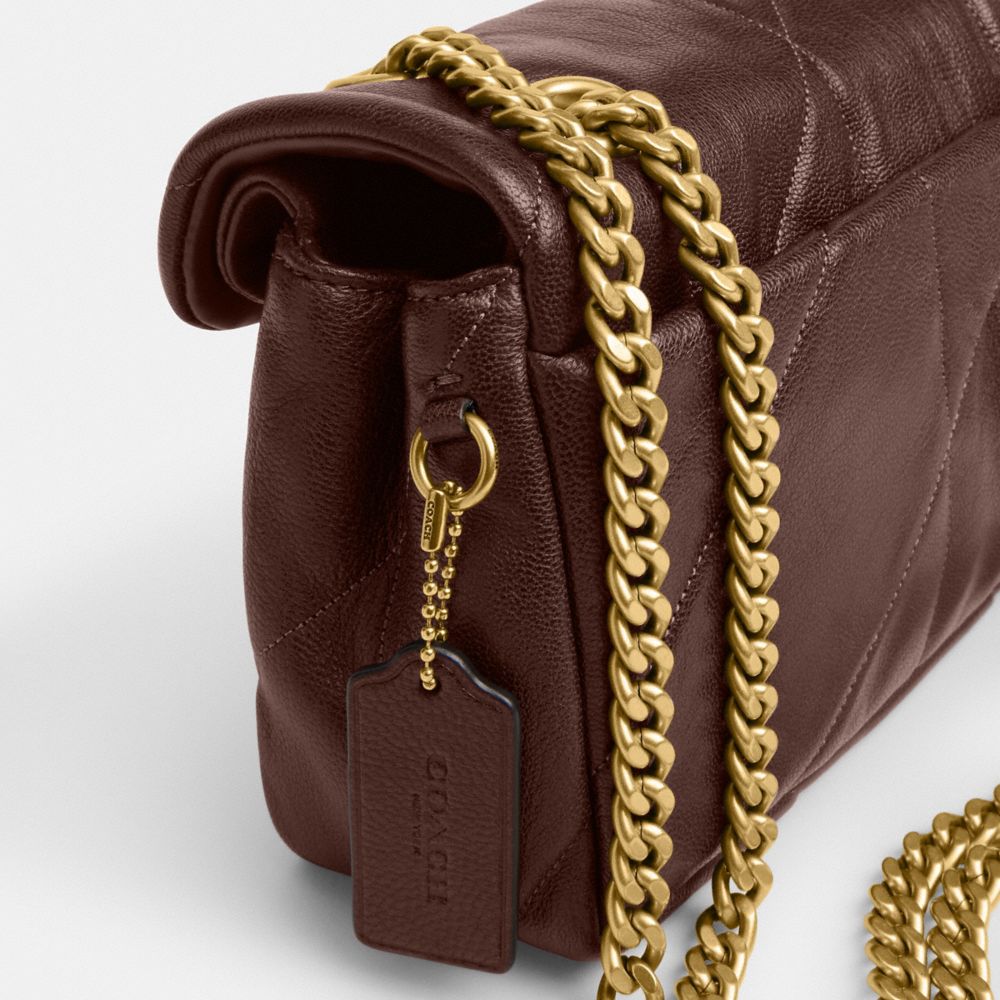 Coach Tabby Shoulder Bag 26 With Quilting Brass Maple