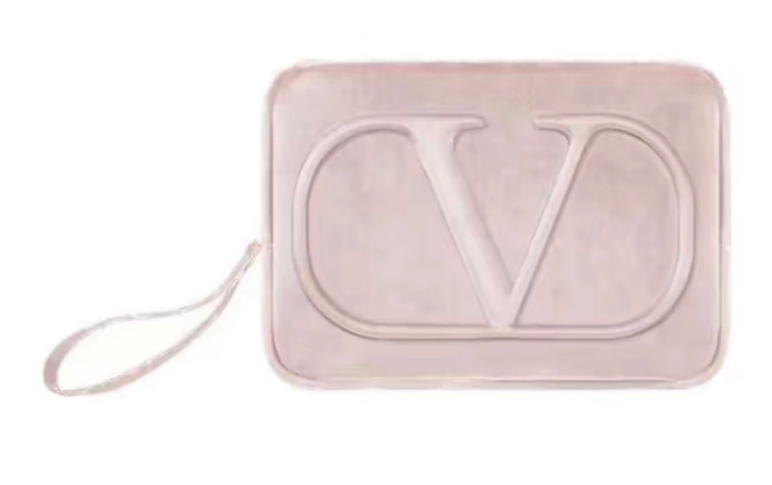 Valentino velvet cosmetic bag/toilet bag, portable and easy to store