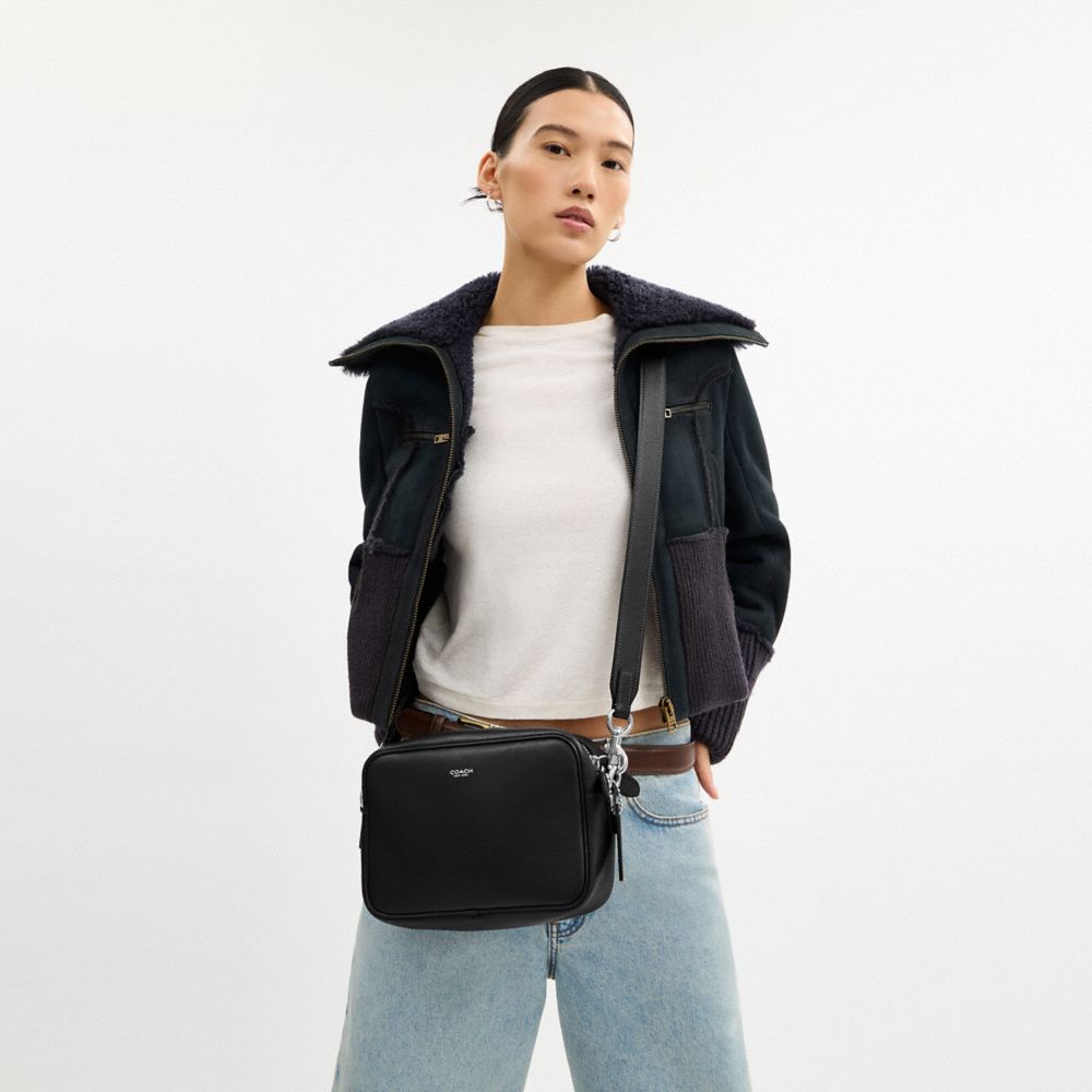Coach Radio Camera Bag Black