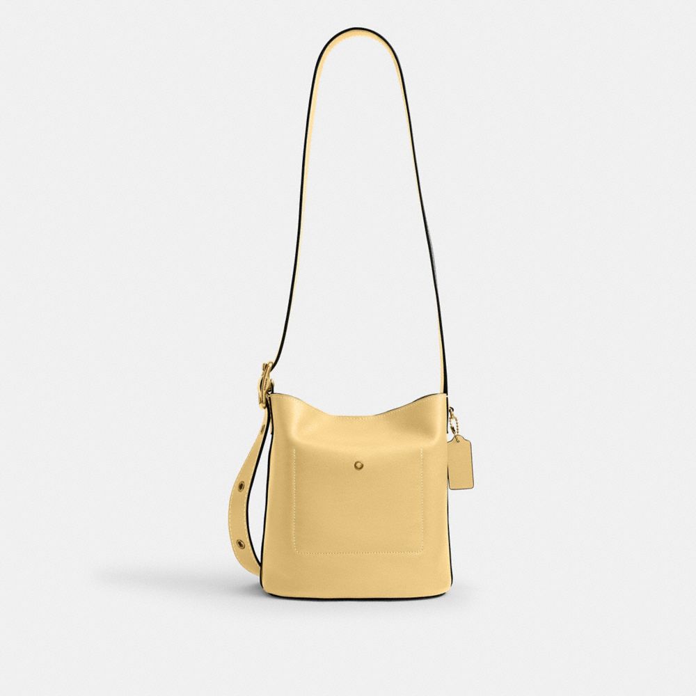 Coach Bleecker Bucket Bag 21 Brass Vanilla