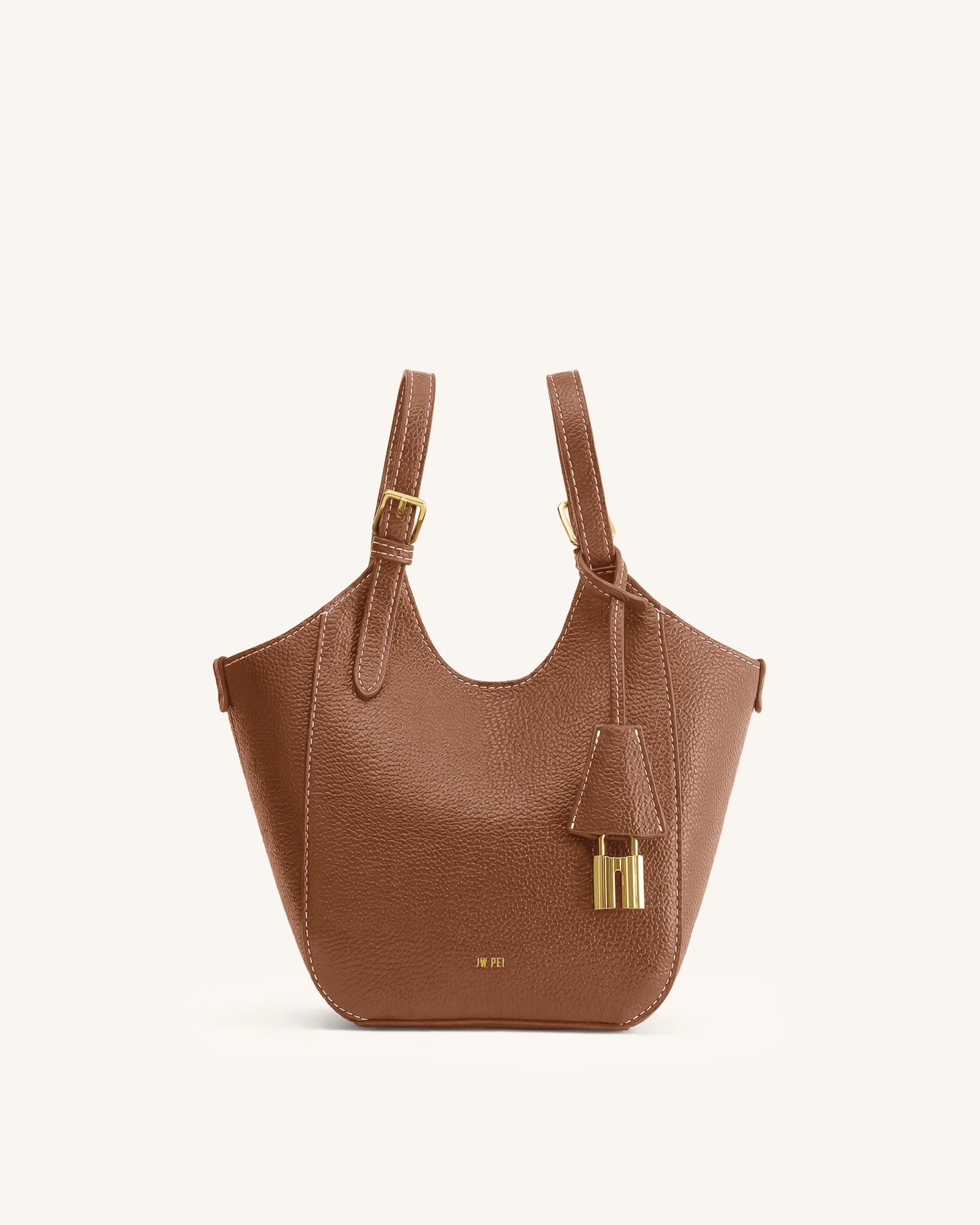 Ines Padlock Tote Bag - Navy