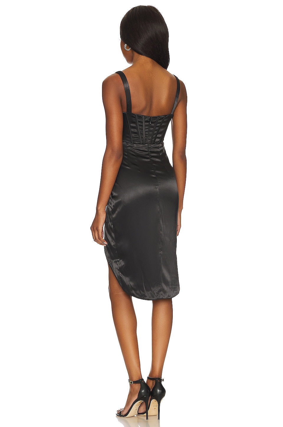 superdown Tianna Corset Dress in Black