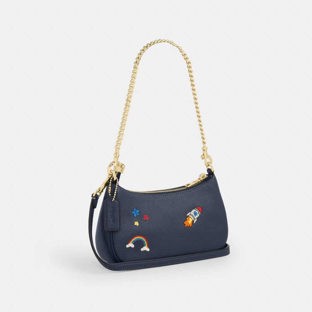 Teri Mini Crossbody Bag With Embroidery