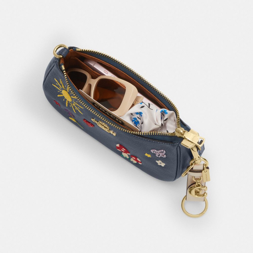 Teri Mini Crossbody Bag With Embroidery
