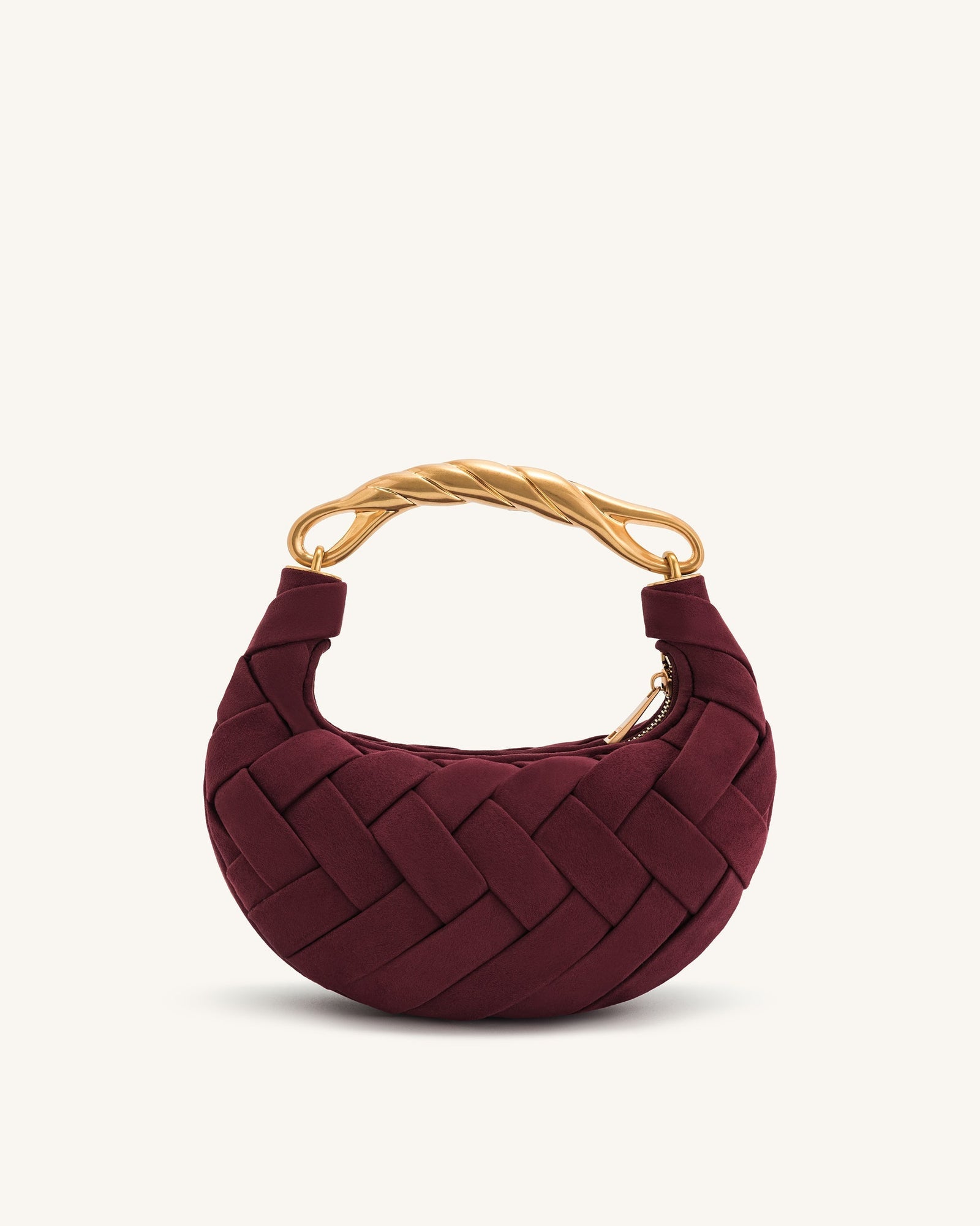 Orla Weave Handbag - Almond