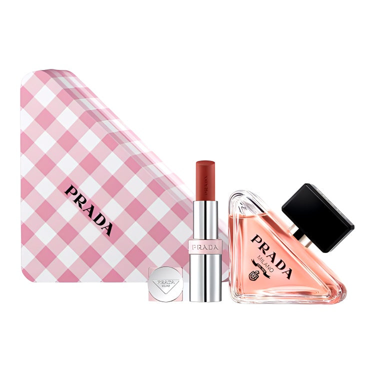 Prada Limited Edition Lip Balm Gift Box Perfume Sets Eau De Parfum Edp Neroli White Musk 50Ml 3 8G Gift For Girlfriend