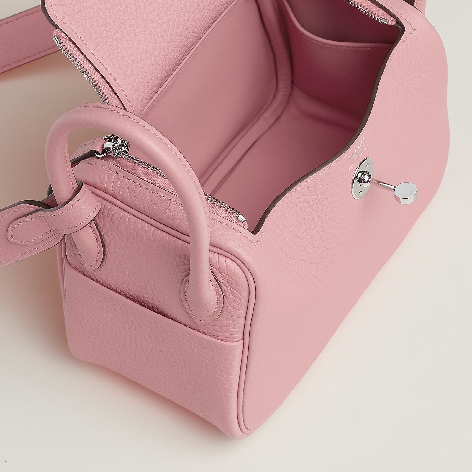 Hermes Lindy Ii Mini Bag Rose Sakura