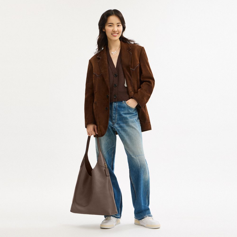 Coach Brooklyn Shoulder Bag 39 Brass Dark Stone