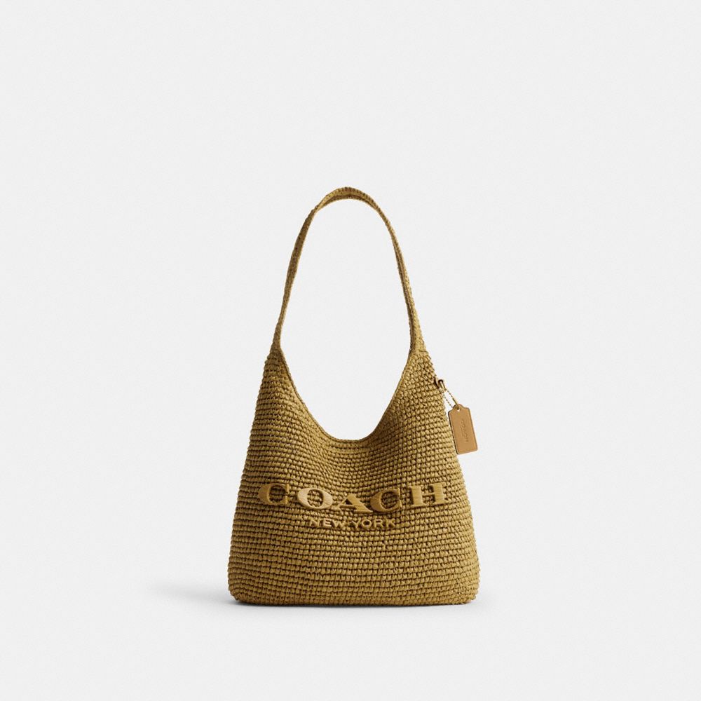 Coach Brooklyn Shoulder Bag 28 Brass Muted Olive