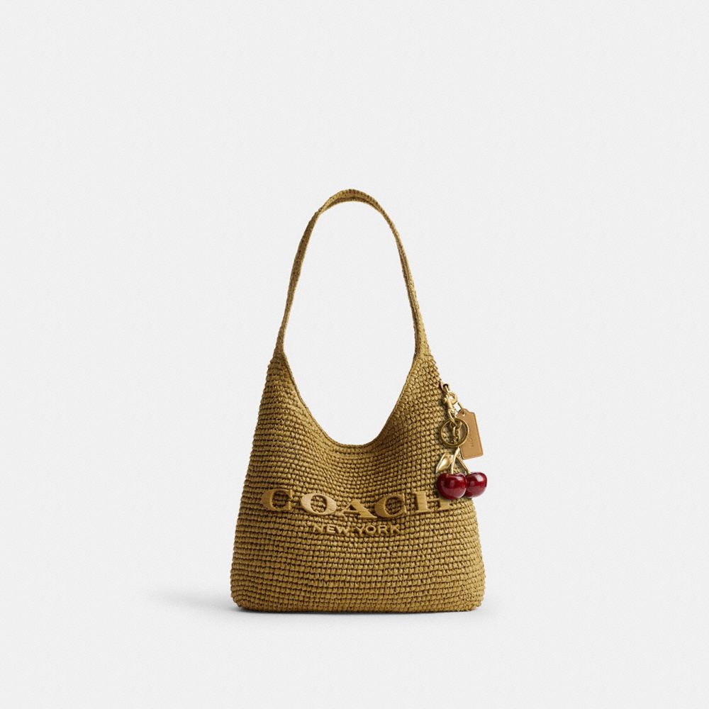 Coach Brooklyn Shoulder Bag 28 Brass Muted Olive