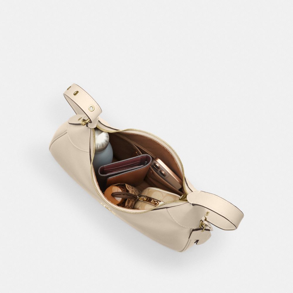 Coach Ella Shoulder Bag Gold Oat