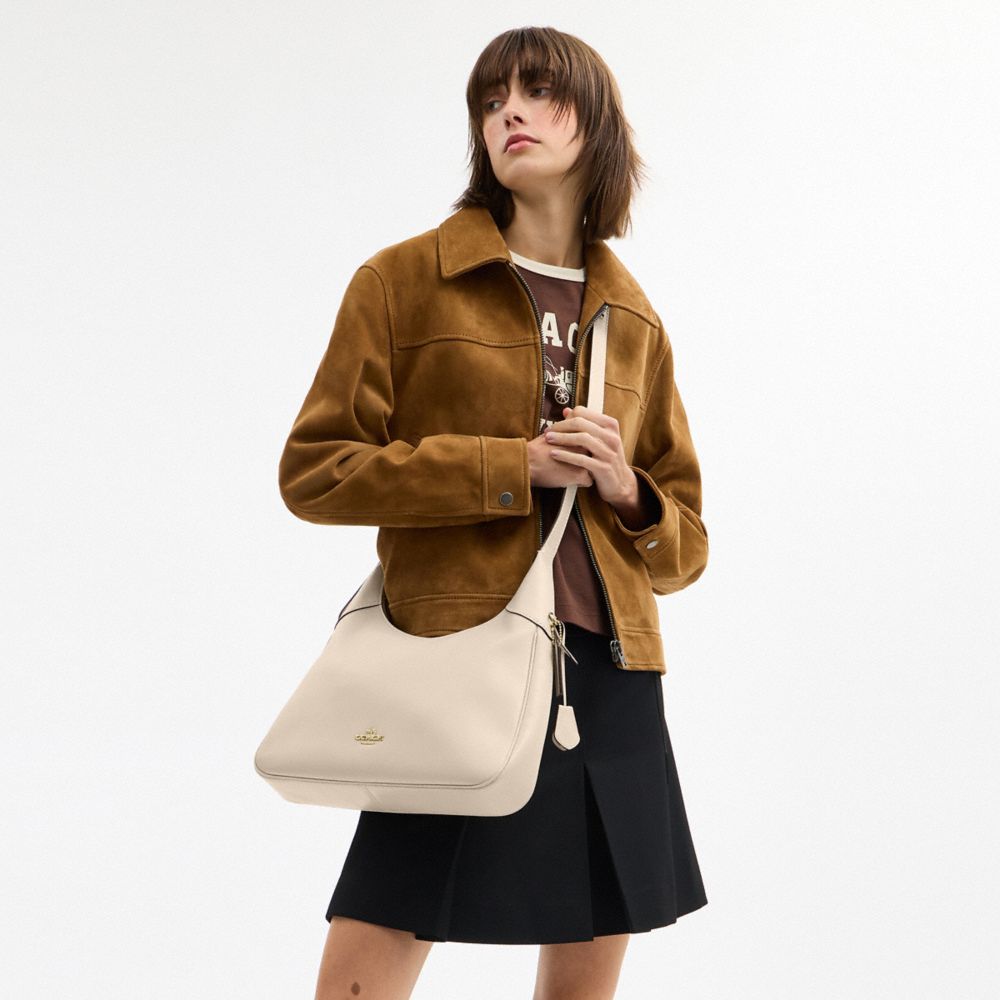 Coach Ella Shoulder Bag Gold Oat