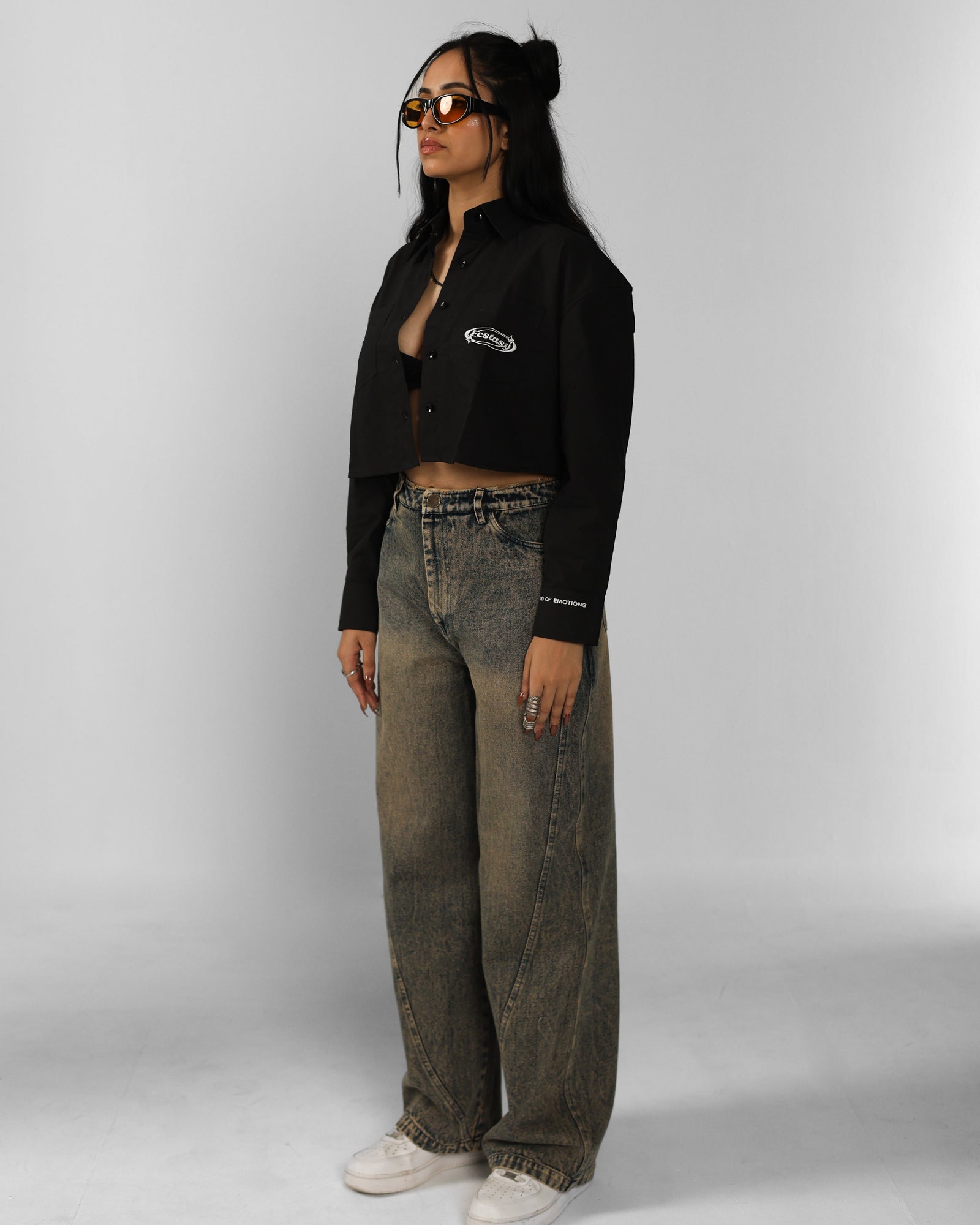 ECSTATIC DANCE WOMEN CROPPED SHIRT