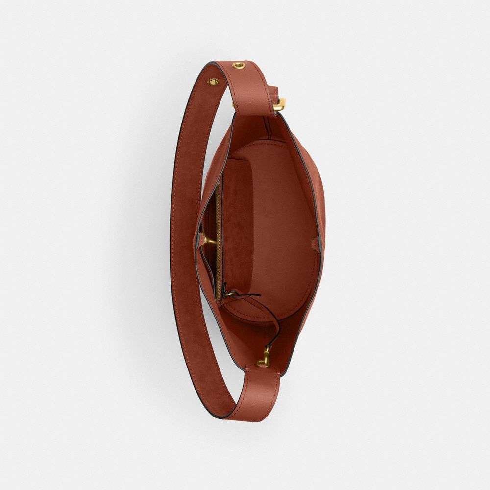 Coach Bleecker Bucket Bag Brass Clay