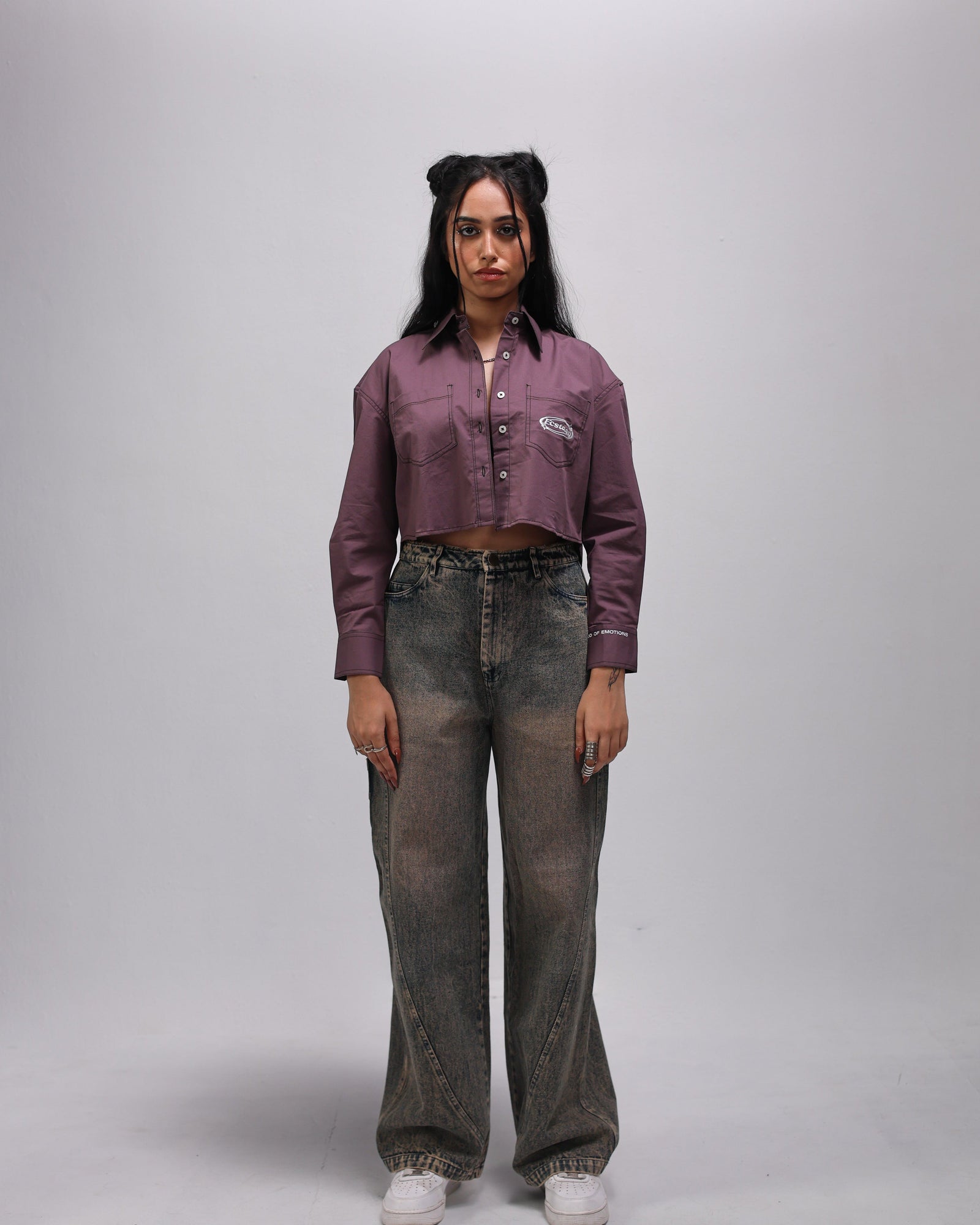 STARDUST WOMEN CROPPED SHIRT