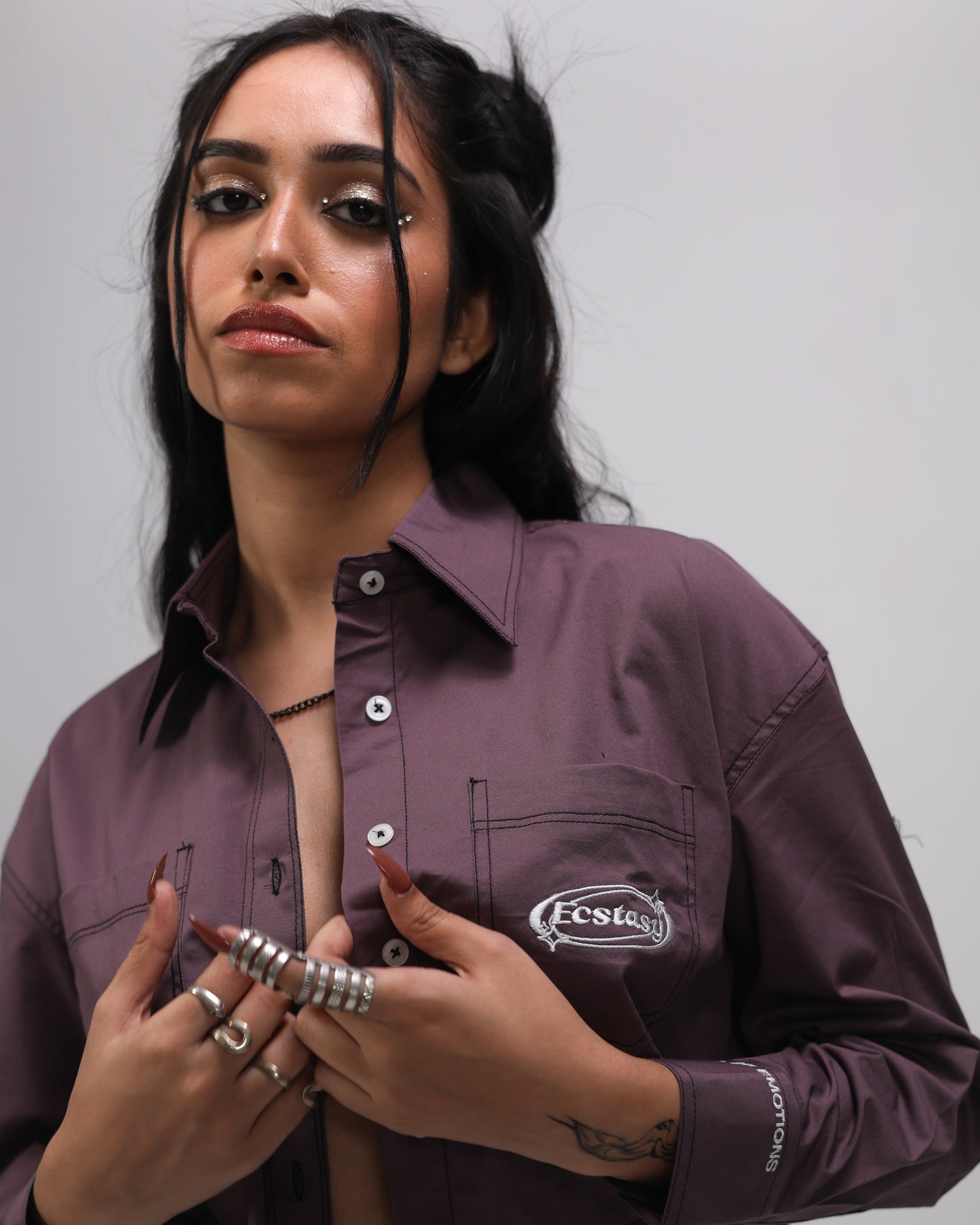 STARDUST WOMEN CROPPED SHIRT