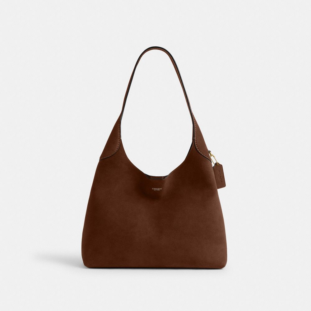 Coach Brooklyn Shoulder Bag 34 Brass Warm Brown