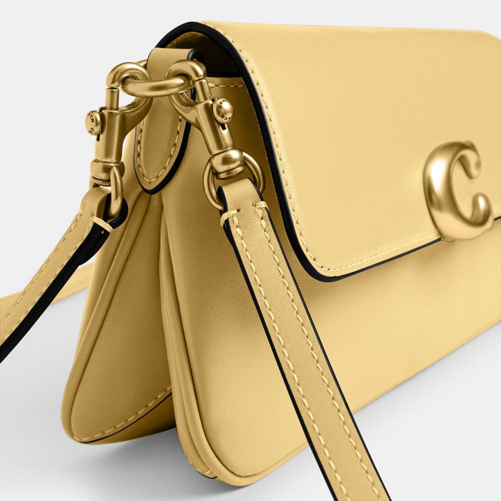 Coach Jet Shoulder Bag Brass Vanilla