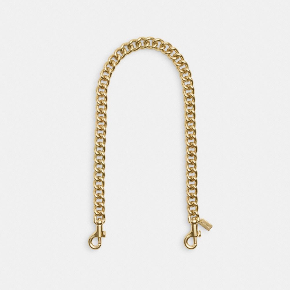 Coach Chunky Chain Shoulder Strap Gold Gold