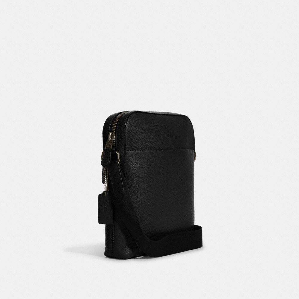 Coach Houston Flight Bag Gunmetal Black