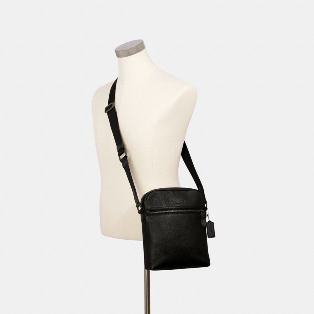 Coach Houston Flight Bag Gunmetal Black