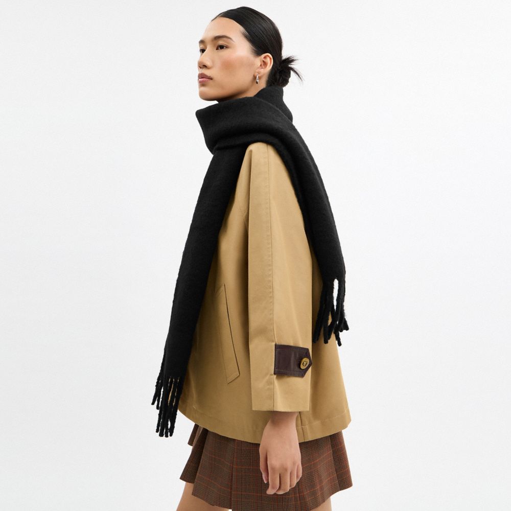 Coach Muffler With Rubber Patch Black
