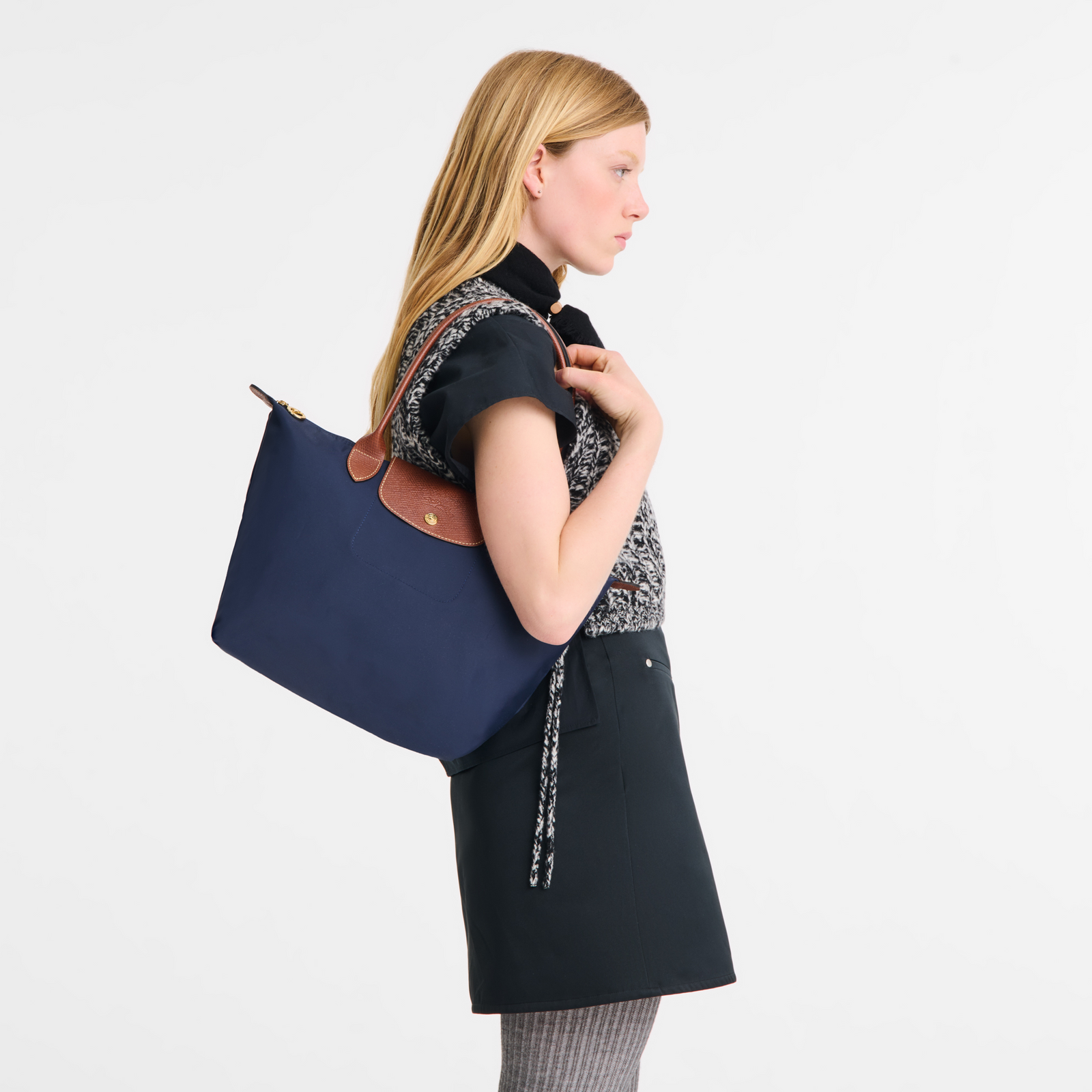 Longchamp Le Pliage Original M Tote bag Navy