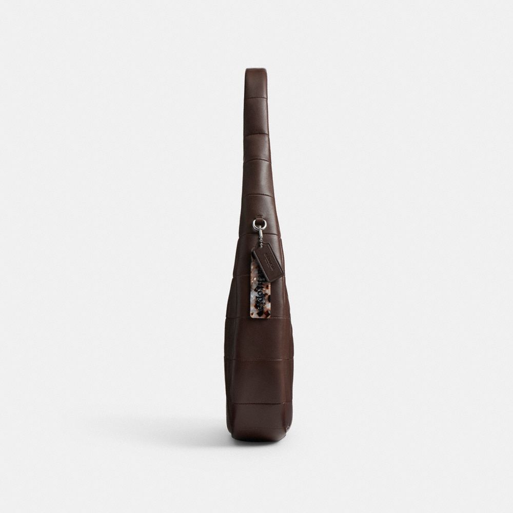 Coach Alter/Ego Crescent Shoulder Bag In Upcrafted Leather Maple