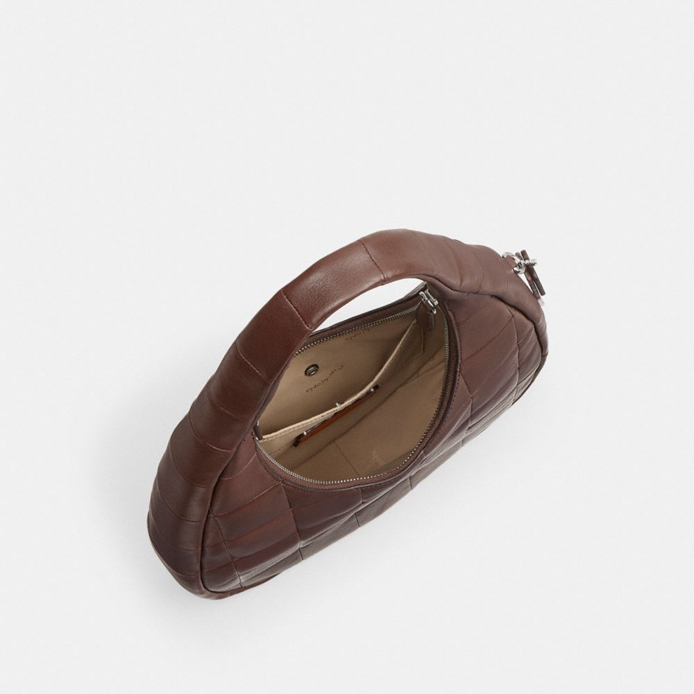 Coach Alter/Ego Crescent Shoulder Bag In Upcrafted Leather Maple