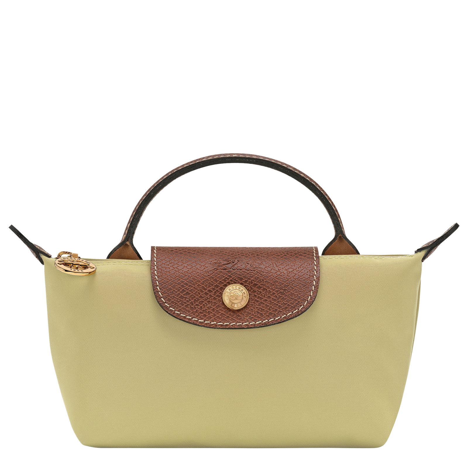 Longchamp Le Pliage Original Pouch with handle Pistachio
