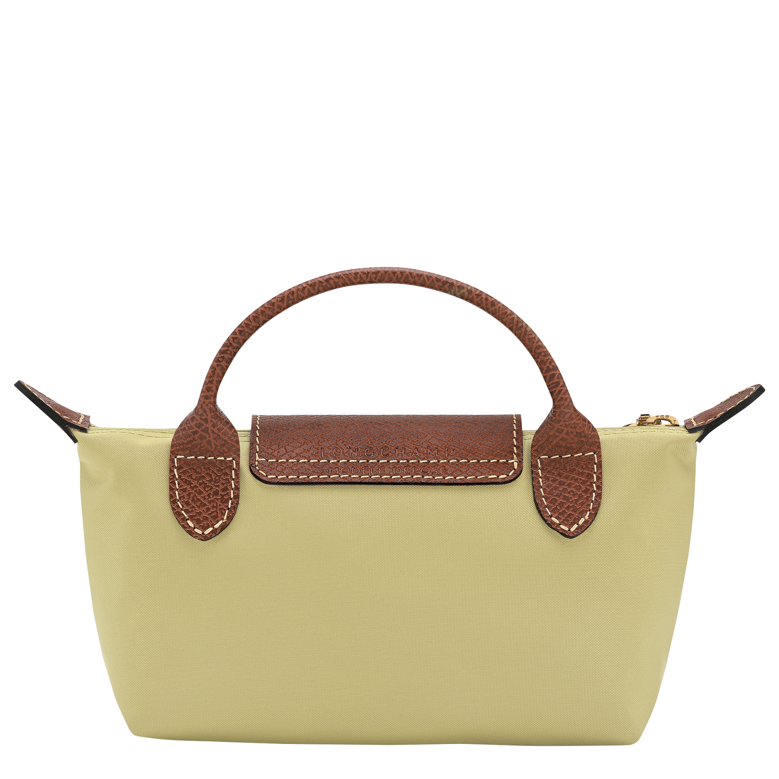Longchamp Le Pliage Original Pouch with handle Pistachio