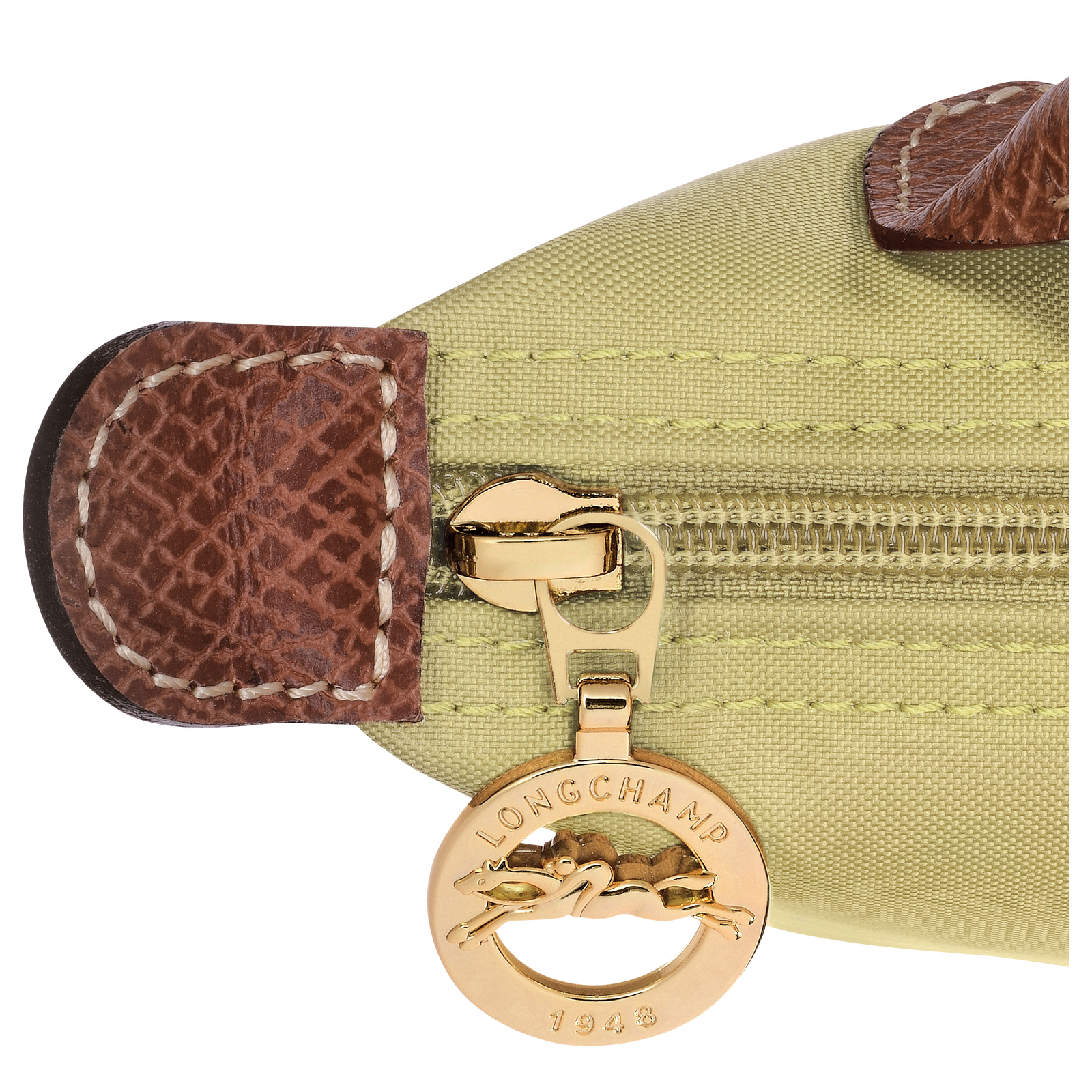 Longchamp Le Pliage Original Pouch with handle Pistachio