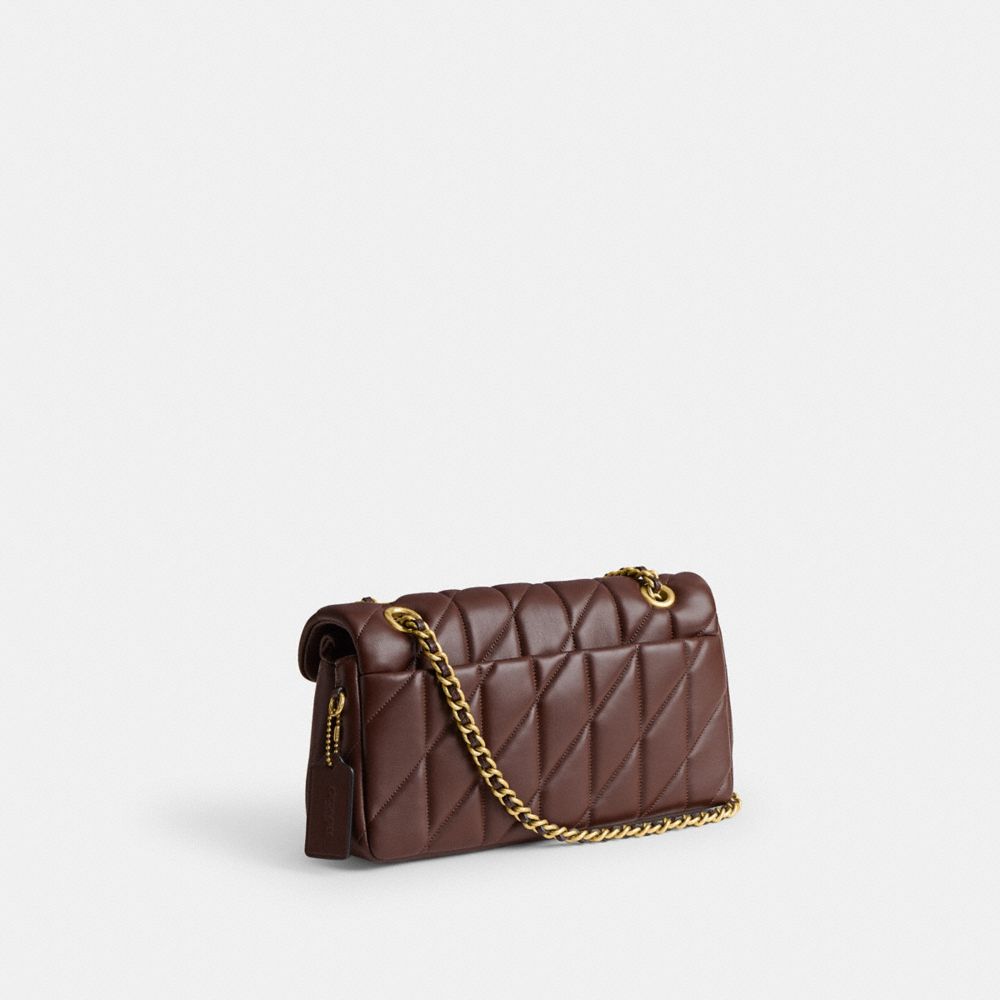 Coach Tabby Shoulder Bag 26 With Pillow Quilting Brass Maple