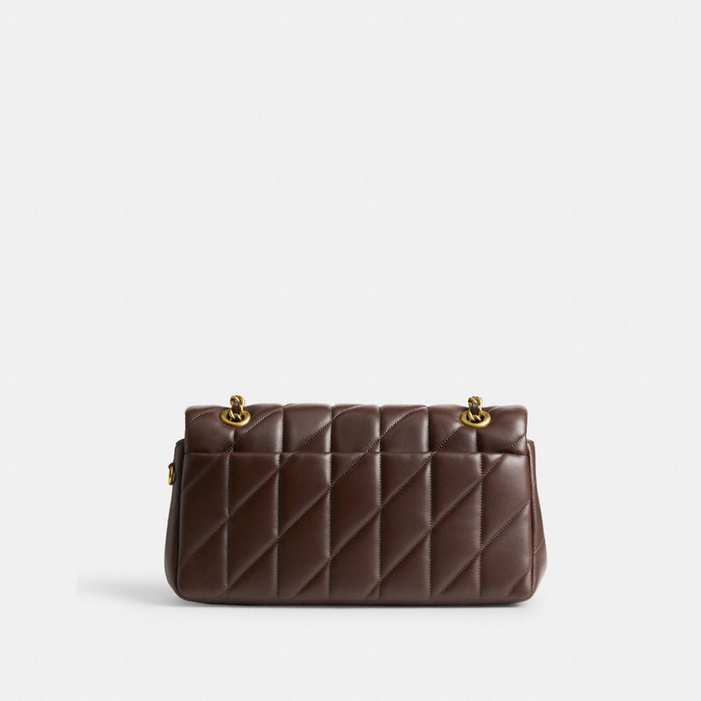 Coach Tabby Shoulder Bag 26 With Pillow Quilting Brass Maple