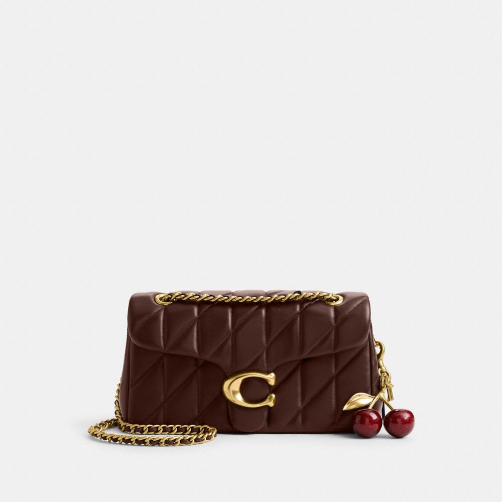 Coach Tabby Shoulder Bag 26 With Pillow Quilting Brass Maple