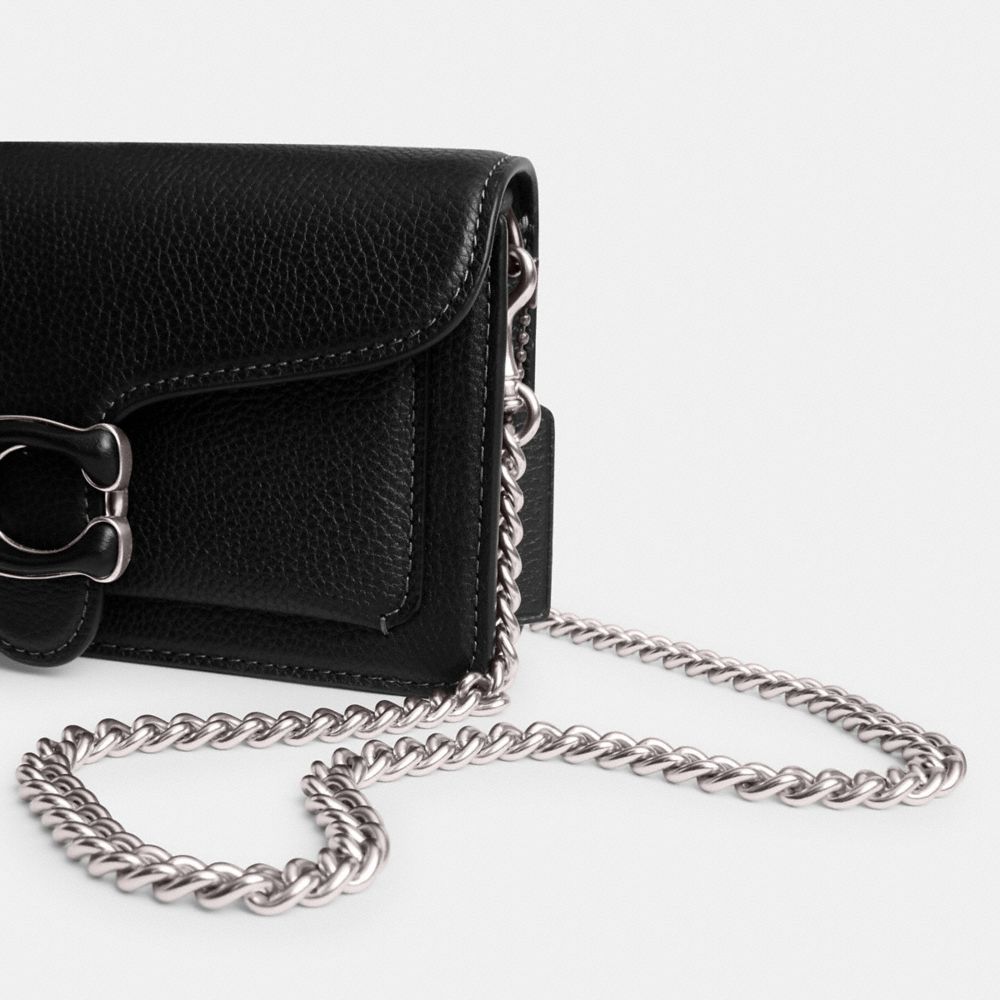 Coach Crossbody Chain Strap Silver