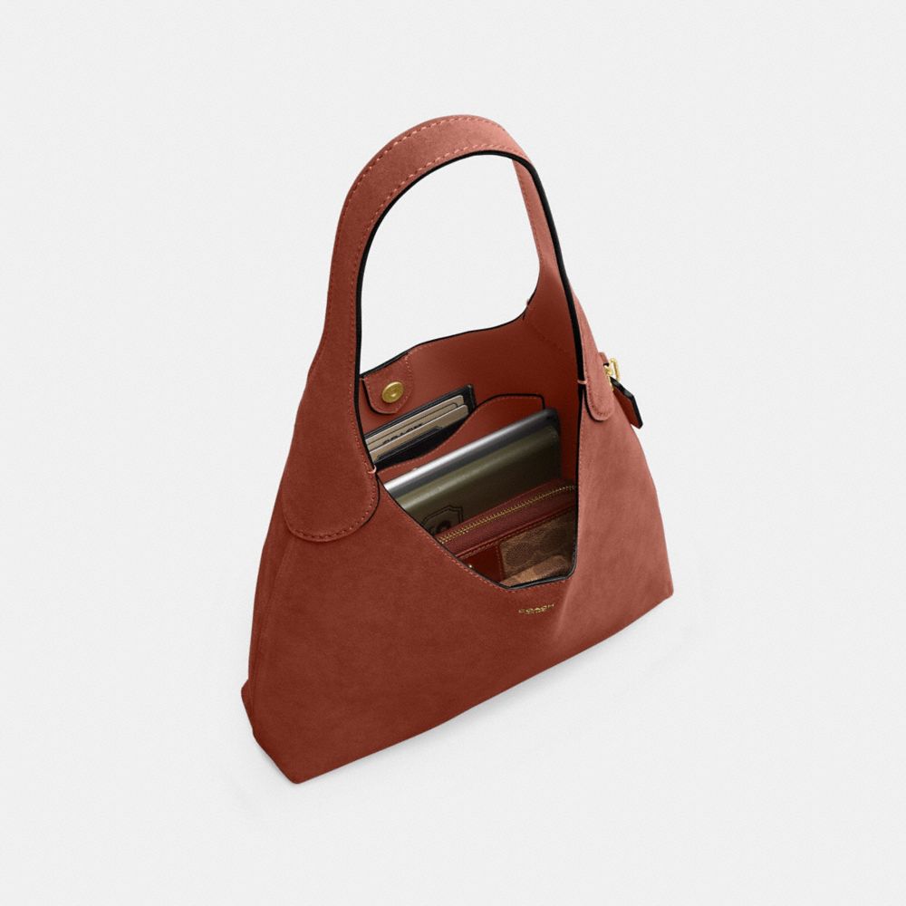 Coach Brooklyn Shoulder Bag 28 Brass Clay