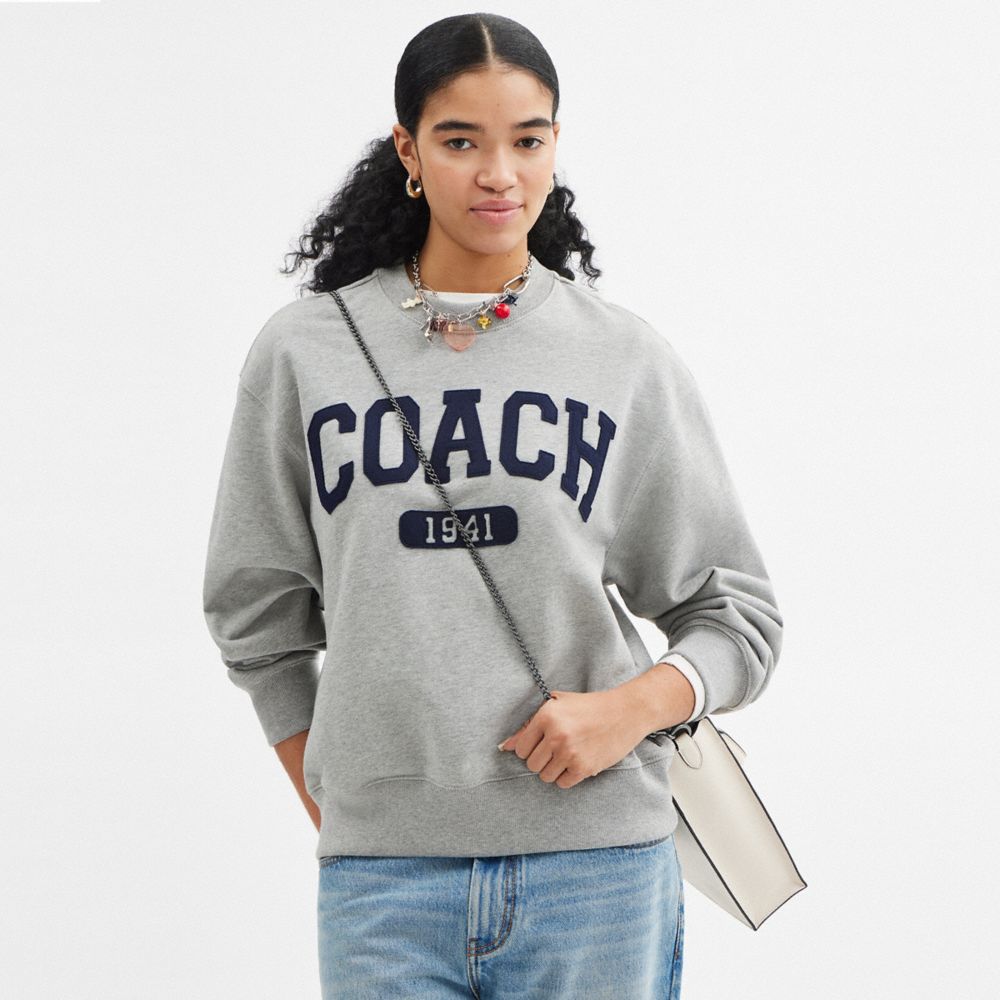 Coach Chain Strap Gunmetal
