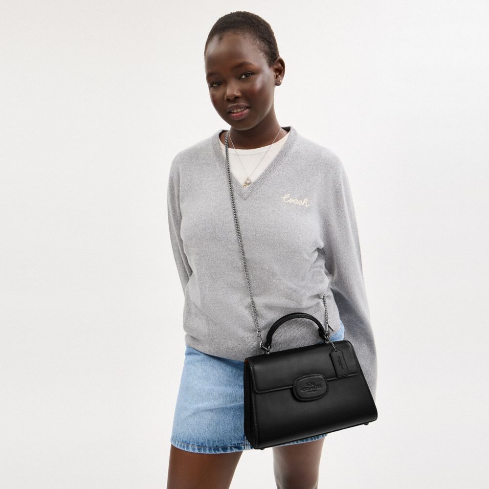 Coach Chain Strap Gunmetal