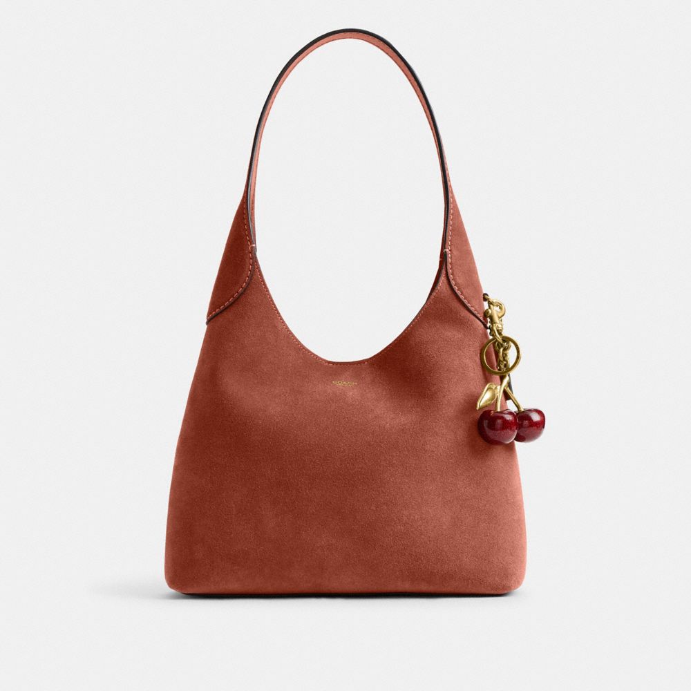 Coach Brooklyn Shoulder Bag 28 Brass Clay