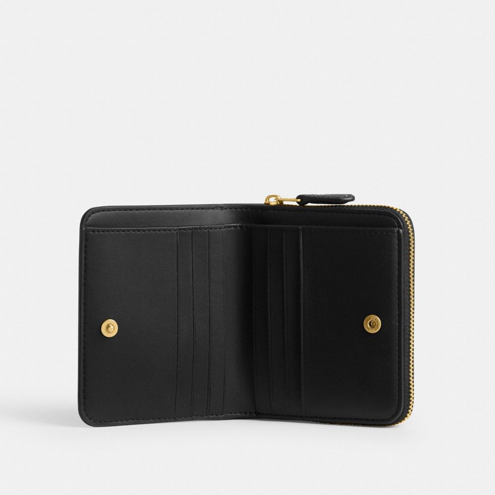 Coach New York Billfold Wallet Brass Black