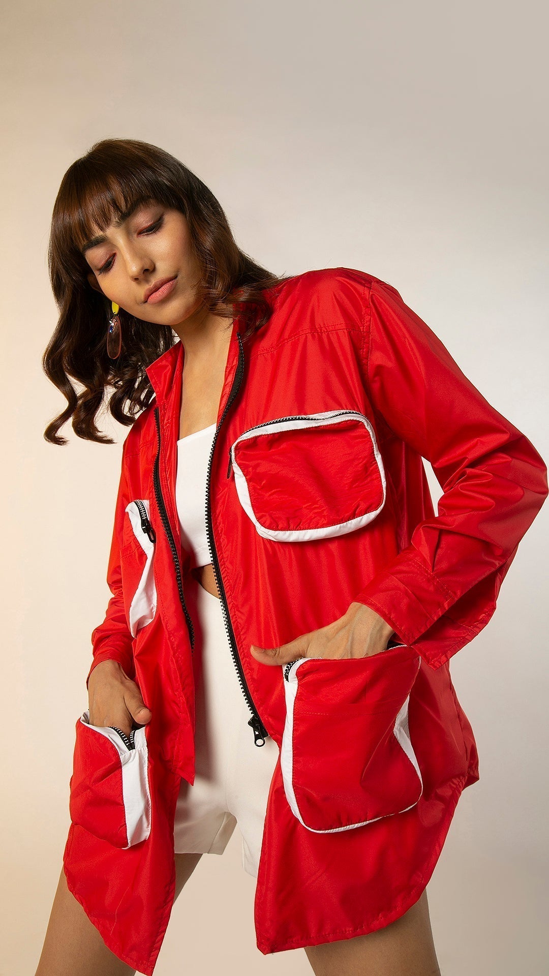 CARGO UTILITY JACKET DRESS