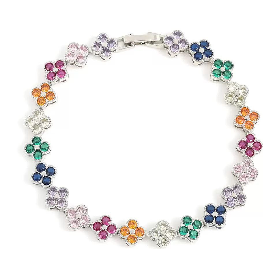Rainbow Clover Bracelet