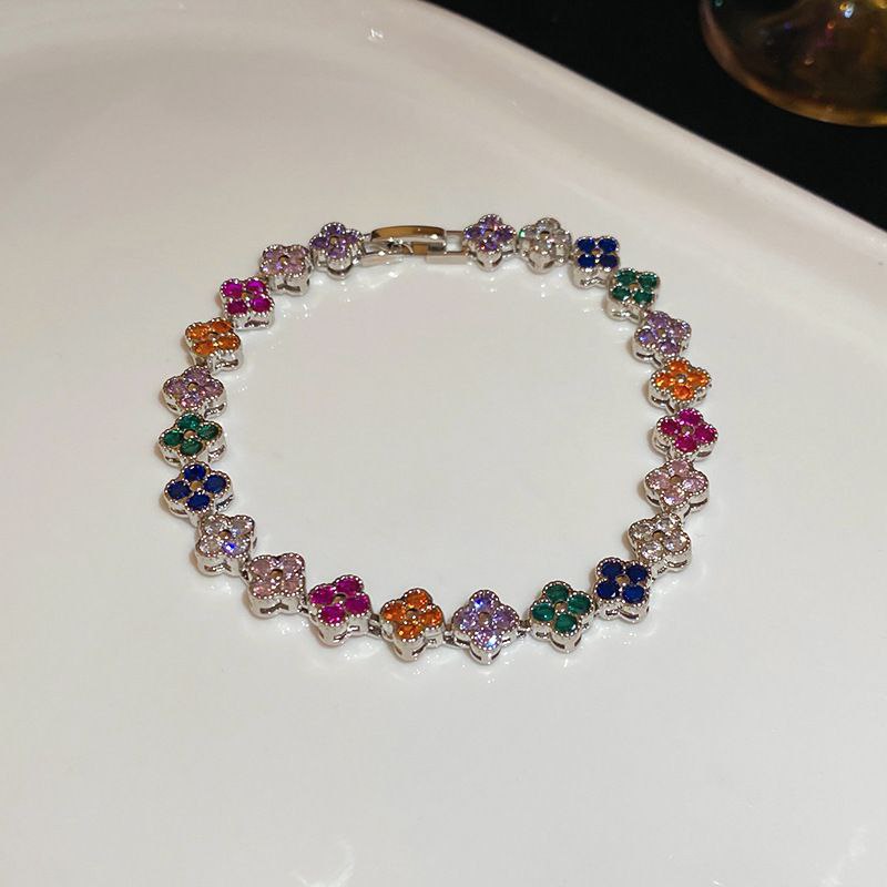 Rainbow Clover Bracelet