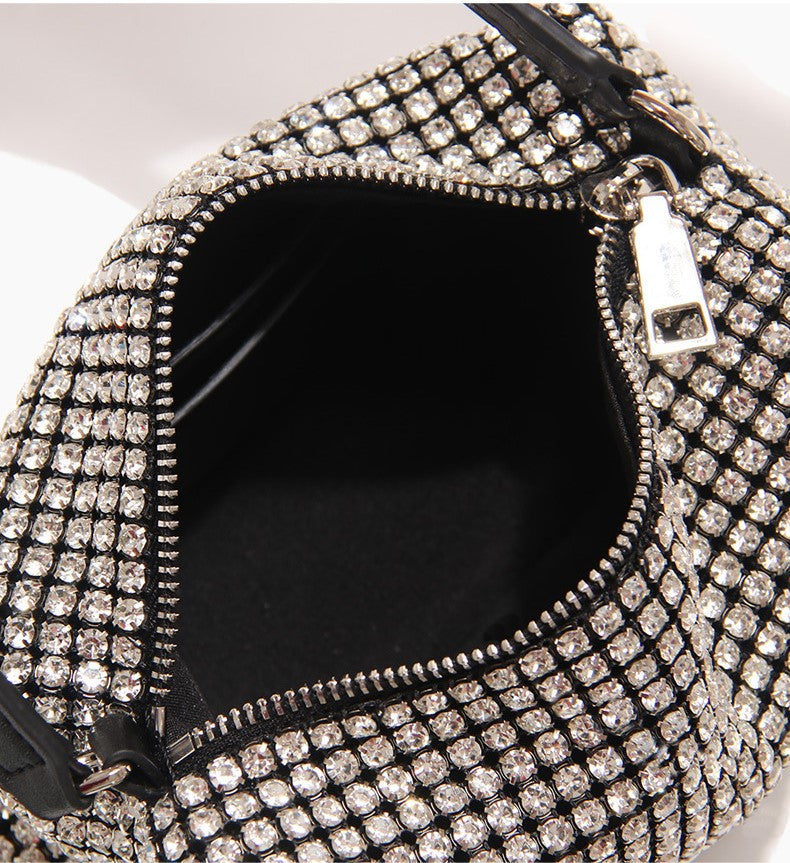 Fulgora - Box Bag With Rhinestones