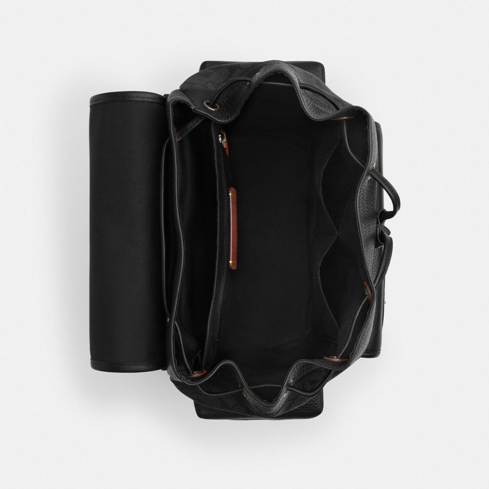 Sprint Backpack In Signature Canvas With Patches