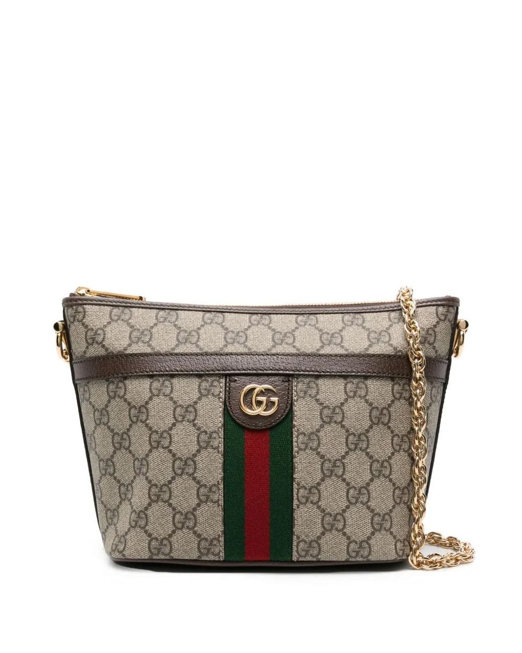 Women's Grey Mini Ophidia Gg Shoulder Bag