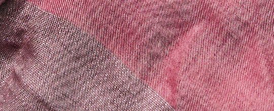 Restored Metallic Windowpane Challis